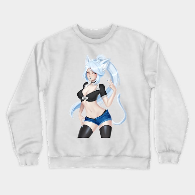 Darksabre Attitude Crewneck Sweatshirt by Darksabre